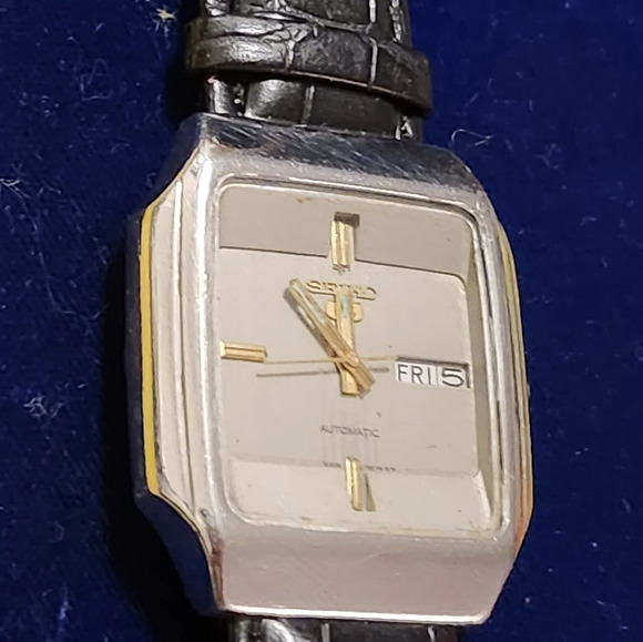 Rare vintage Seiko 5 6309-569A Tank Watch with Arabic Days and English Days - Picture 7 of 10